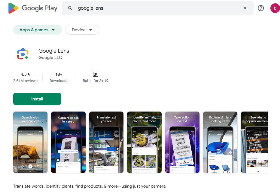 How to Add the Google Lens Widget on Android