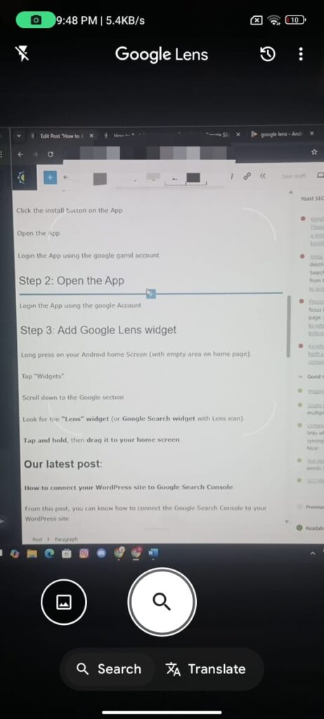 google lens chrome